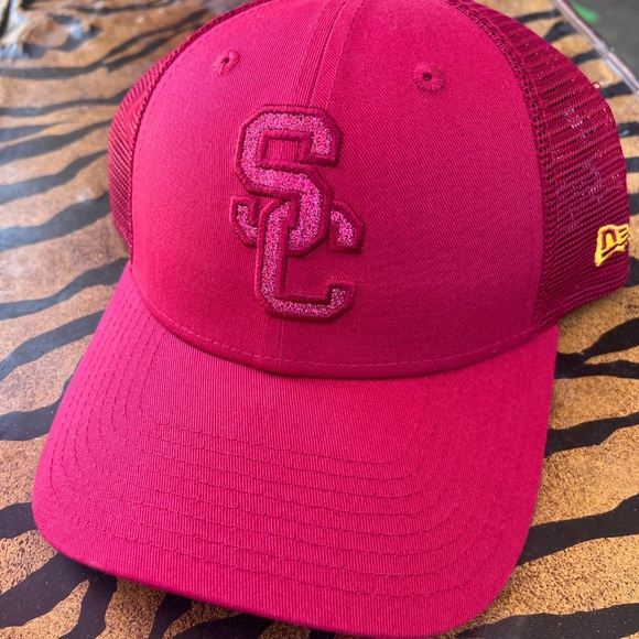New Era USC Glitter Logo Mesh Cap - Picture 1 of 4